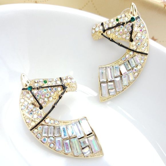 Free People Diamond Horse Earrings - Picture 7 of 9